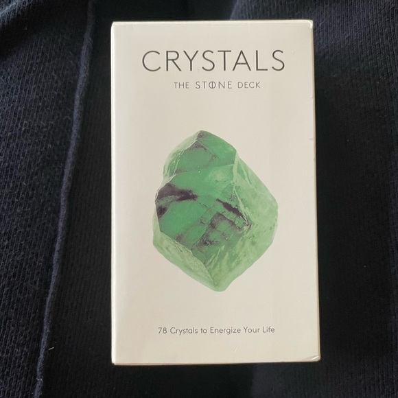 Crystals: The Stone Deck | 78 Pocket-Size Crystal Tarot Cards | Brand New - Picture 1 of 3